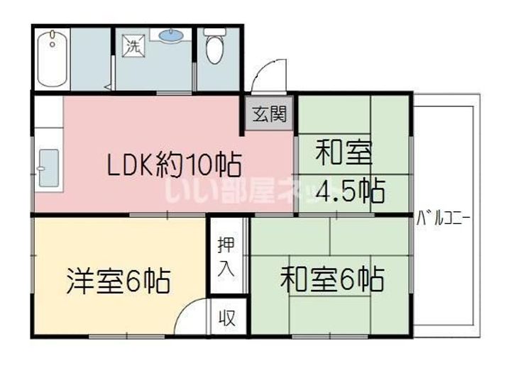 埼玉県深谷市上柴町西1(アパート)の賃貸物件の間取り
