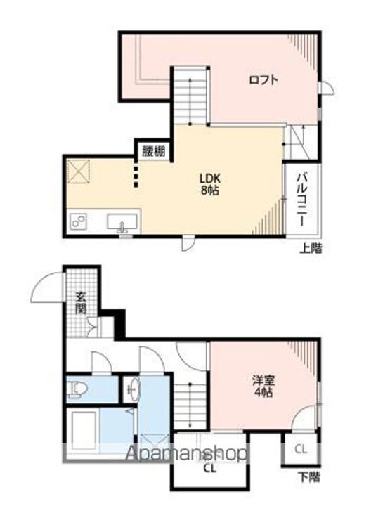 福岡県太宰府市坂本2(アパート)の賃貸物件の間取り