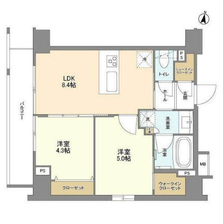 インペリアルフラット武蔵小山の間取り