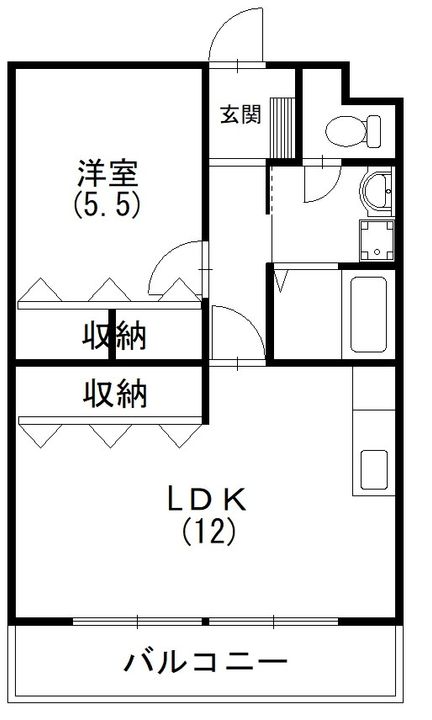マンション沖之苑の間取り