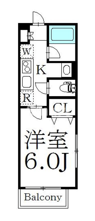 東京都中野区中央5(マンション)の賃貸物件の間取り