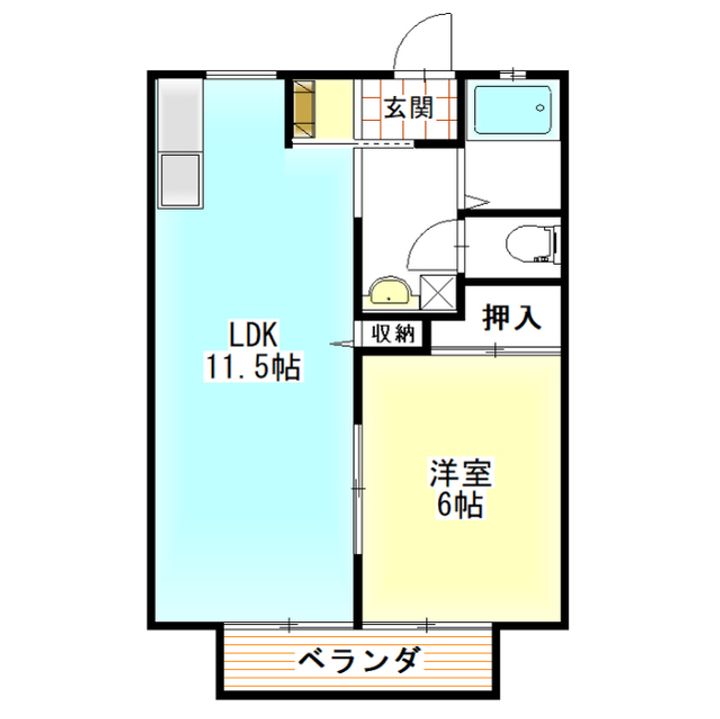 サンシティ ヨコスカの間取り