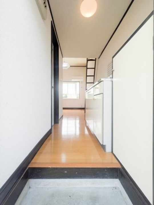 アメニティ中津川の玄関