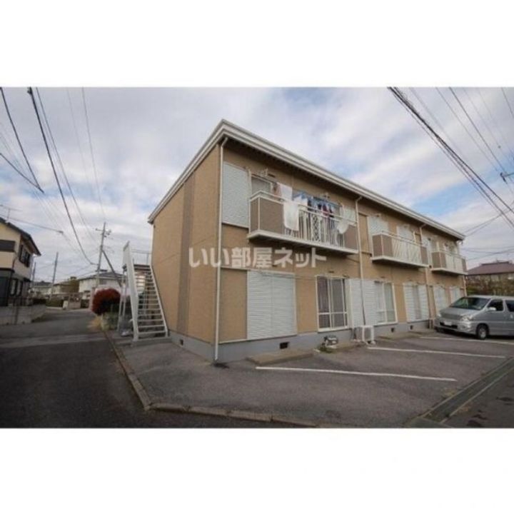 栃木県宇都宮市若松原2(アパート)の賃貸物件の外観