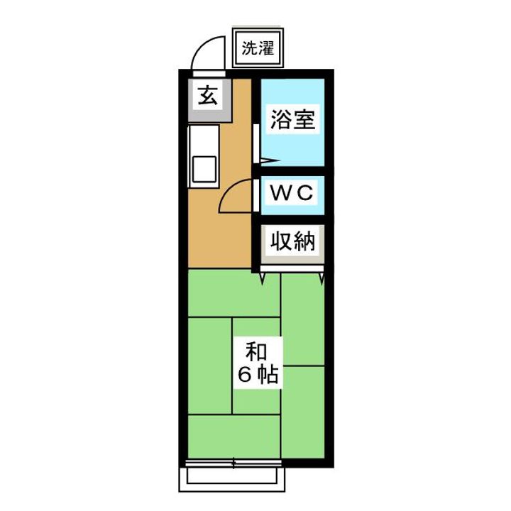 パナハイツ楓の間取り