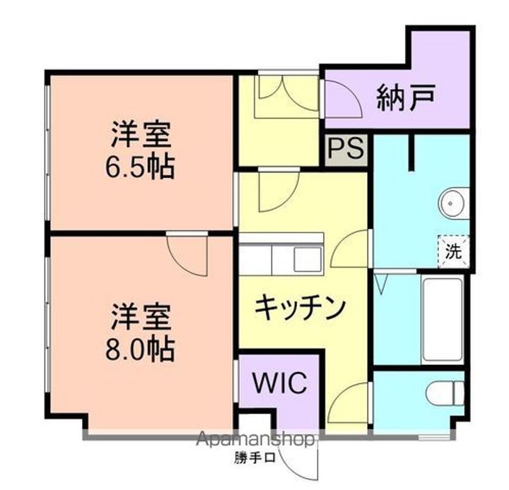 東鍛冶屋町バールビルの間取り