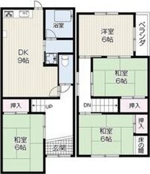 京都府八幡市橋本糸ケ上(一戸建)の賃貸物件の間取り