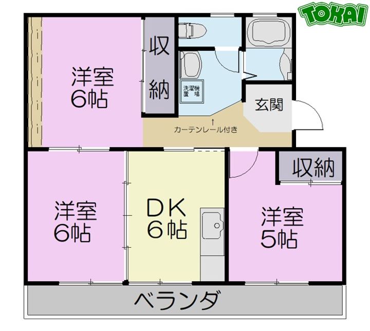 ファミリー久保山IIの間取り