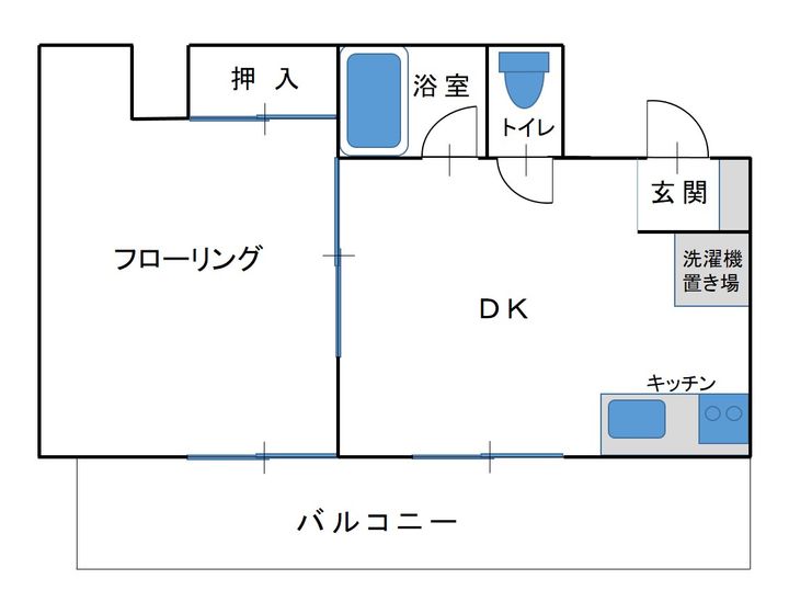 ブルーガード駿河の間取り