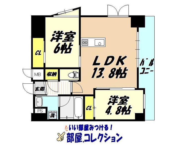 ベルコモンズの間取り