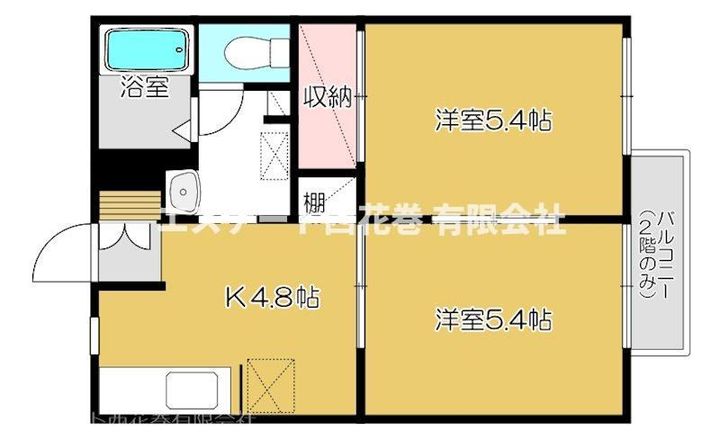 ディアス四日町の間取り