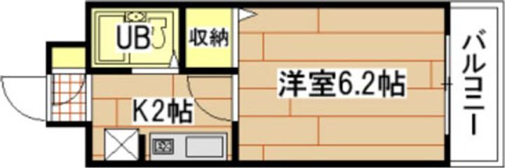 広島県広島市南区宇品神田2(マンション)の賃貸物件の間取り