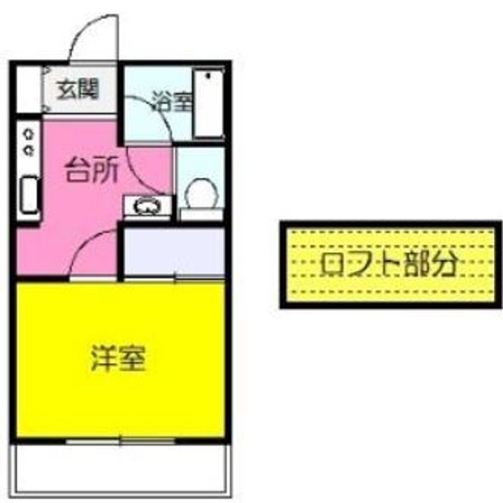 神奈川県伊勢原市板戸(アパート)の賃貸物件の間取り