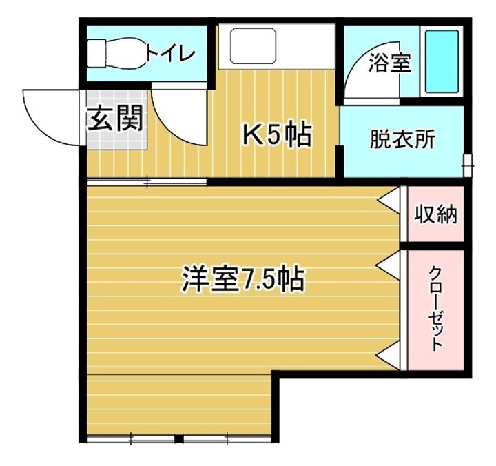 サンパレス東通の間取り