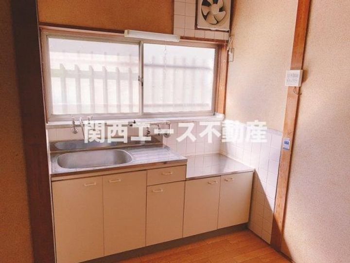 大阪府大東市野崎1(一戸建)の賃貸物件のキッチン