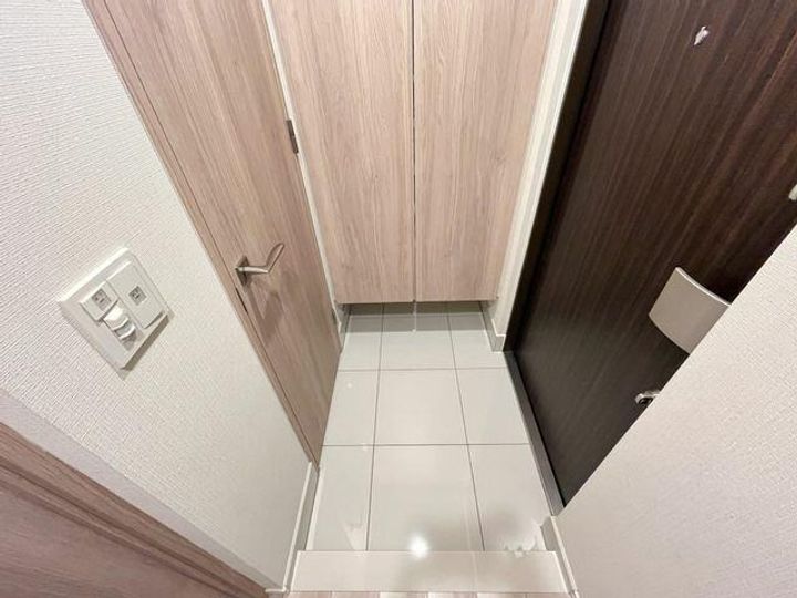 プレミスト月島の玄関