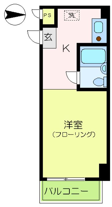 ヒルズ山手西の間取り