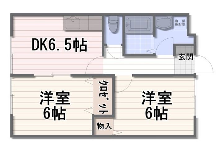 燦フラッツの間取り