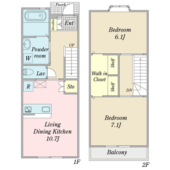 千葉県富里市七栄(一戸建)の賃貸物件の間取り