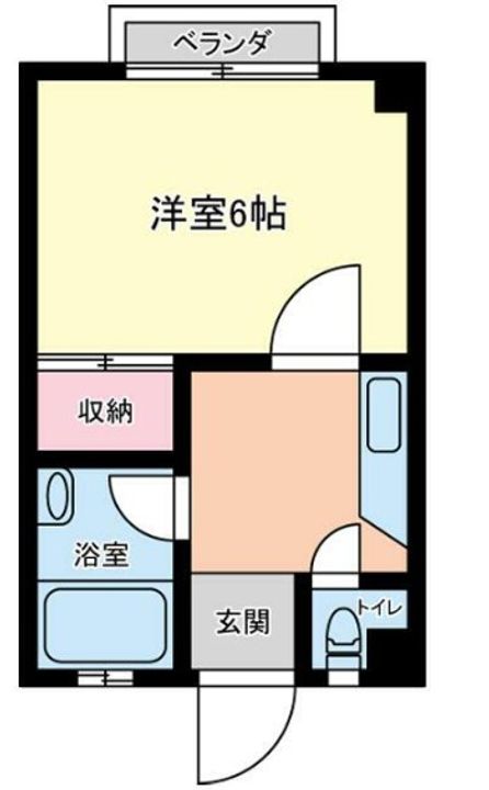 コーポヤナギの間取り