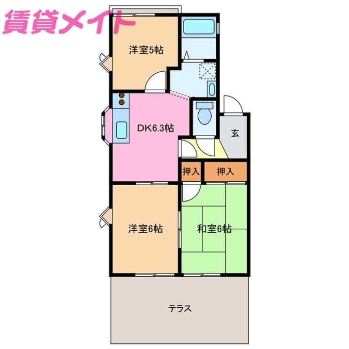 ライムハウスの間取り