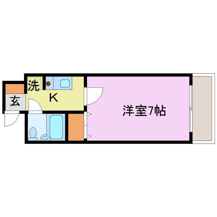 フレーヴァー深草の間取り