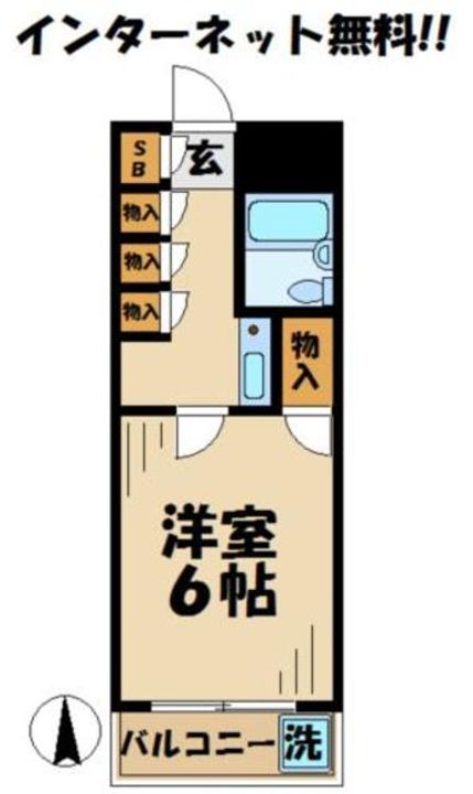 アヴァンセ南大沢の間取り