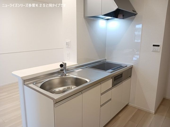 山形県山形市落合町字二口(アパート)の賃貸物件のキッチン