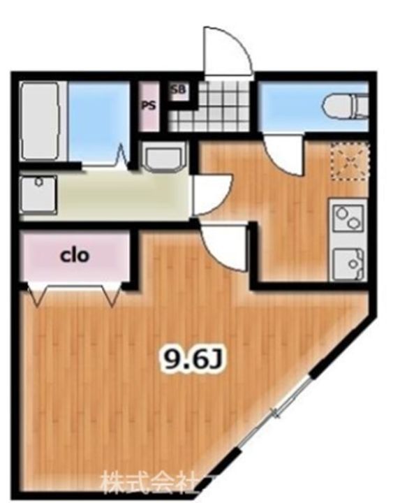 東京都多摩市唐木田1(アパート)の賃貸物件の間取り