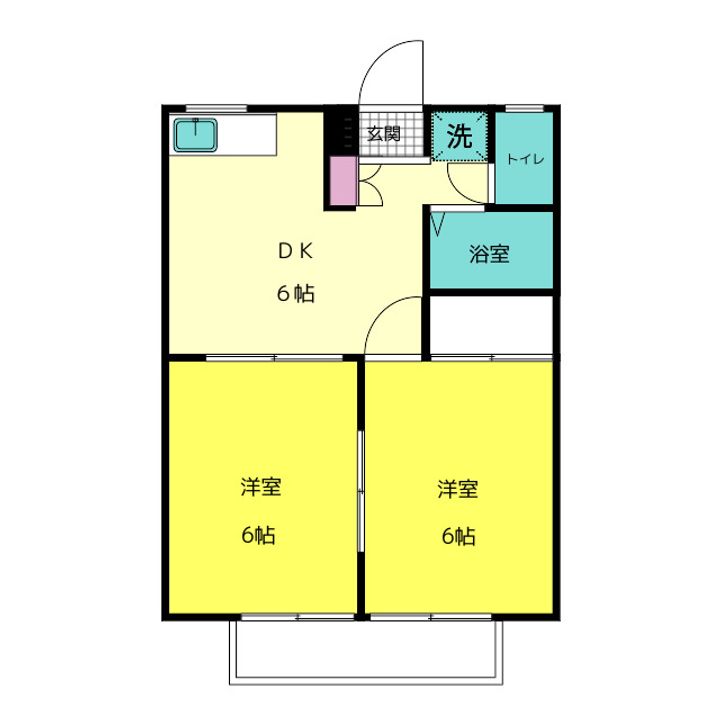 グリーンハイツの間取り