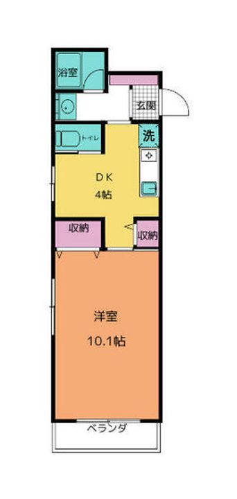 フラッシュマンションの間取り