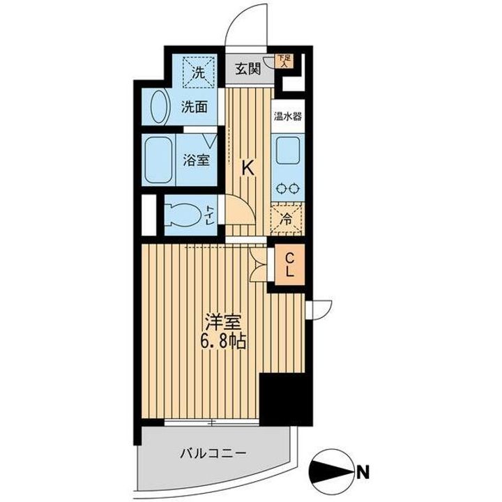 東京都江東区大島3(マンション)の賃貸物件の間取り