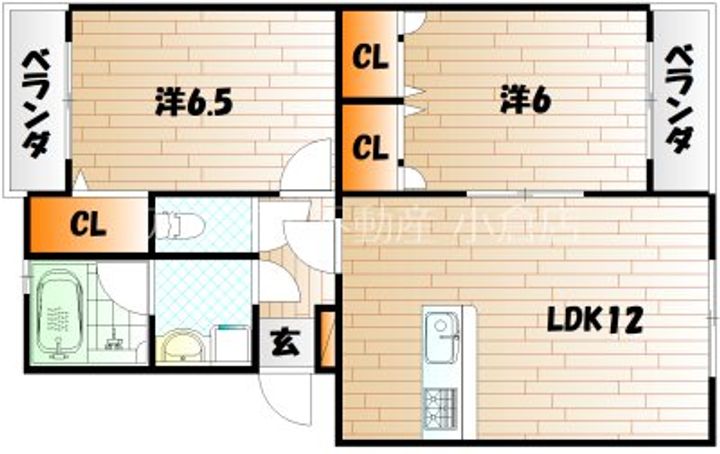 プレステージ緑ヶ丘の間取り