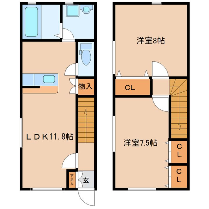 ソレイユ向山壱番館の間取り
