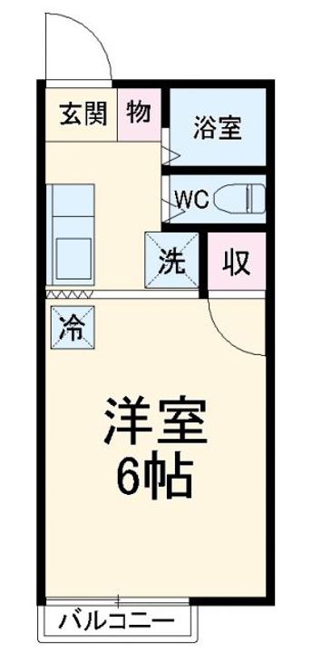 ヴィラ鈴金の間取り