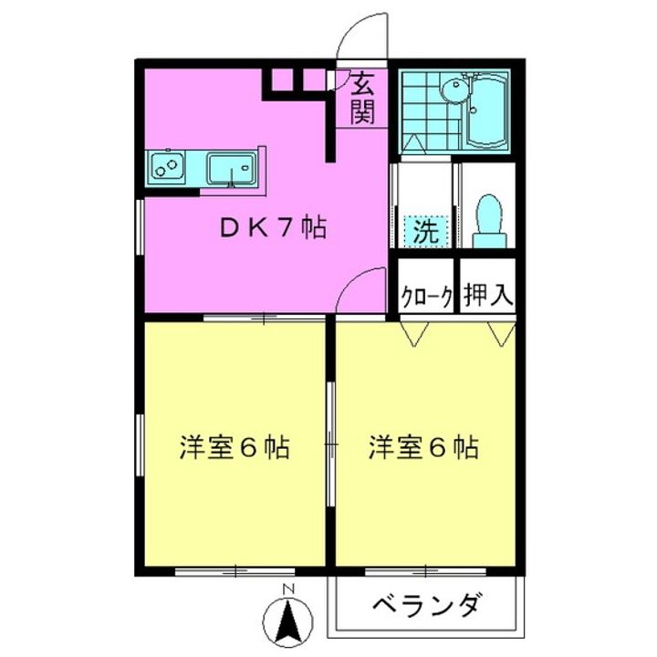 ハピネス久我山の間取り