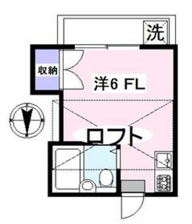 ホワイト若宮1号館の間取り