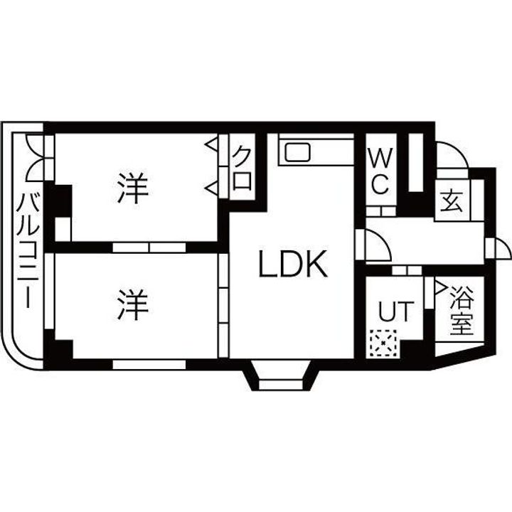 愛知県名古屋市名東区社台3(マンション)の賃貸物件の間取り