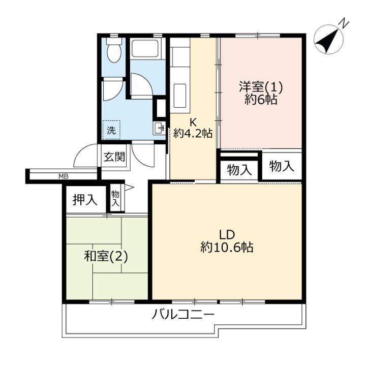 URえびなの間取り