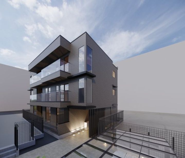 (仮)名古屋市昭和区御器所アパートの外観