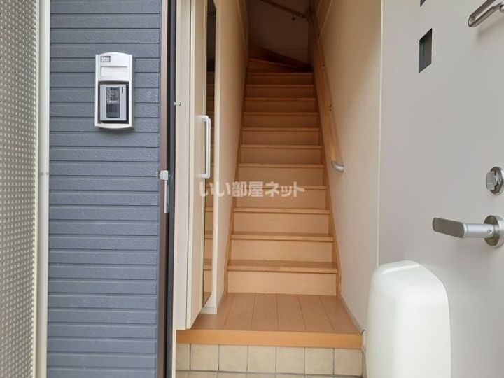 栃木県鹿沼市東町3(アパート)の賃貸物件の玄関