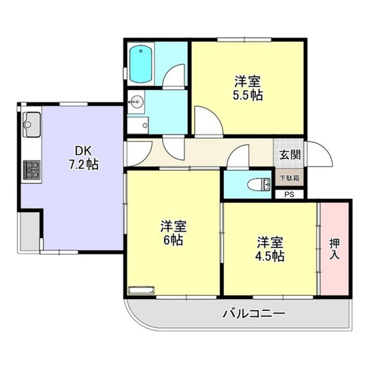 ニューあけぼのハイツの間取り
