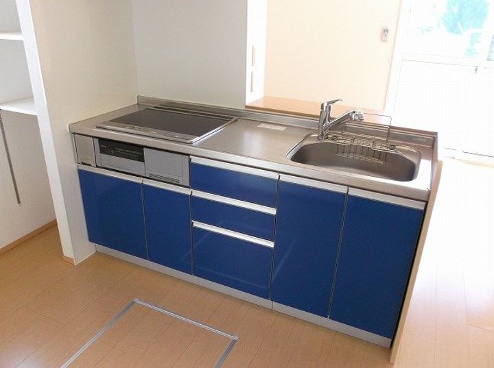 茨城県結城市大字結城(アパート)の賃貸物件のキッチン