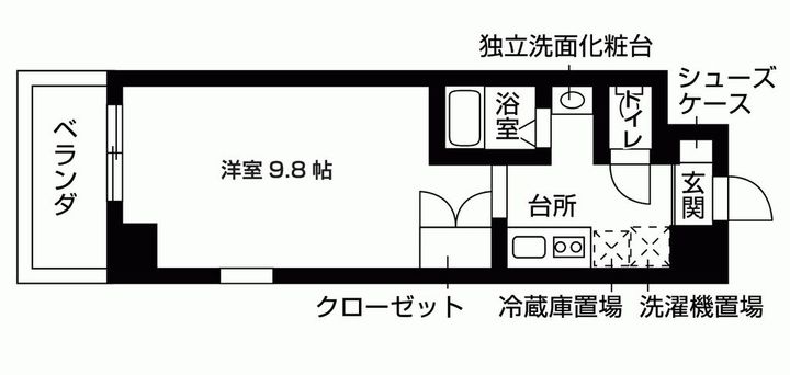 student mansion ORTOの間取り