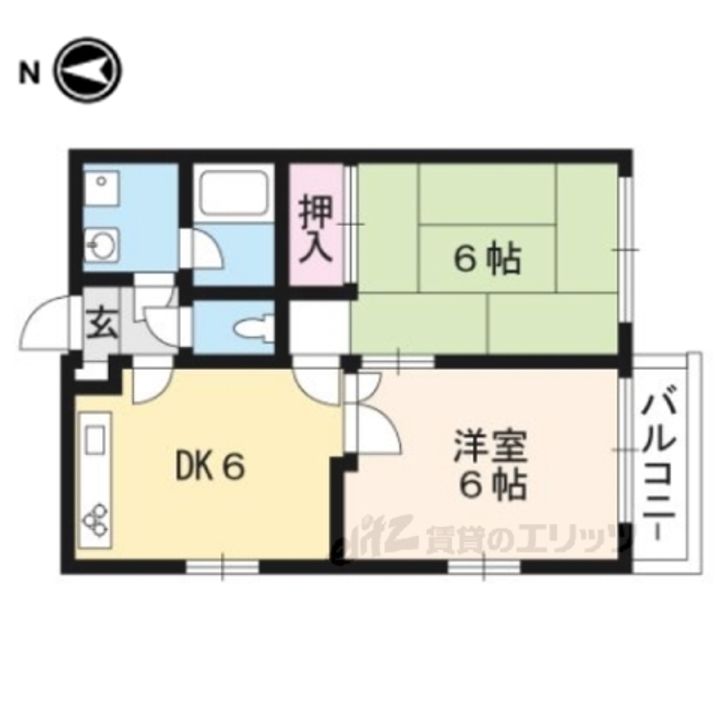 パルティールステージ・1の間取り