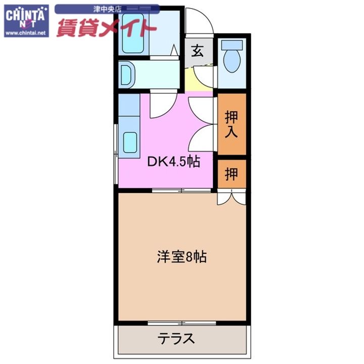 コーポ新栄の間取り