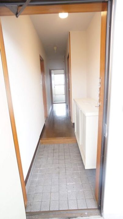 グリーンハイツ小山の玄関