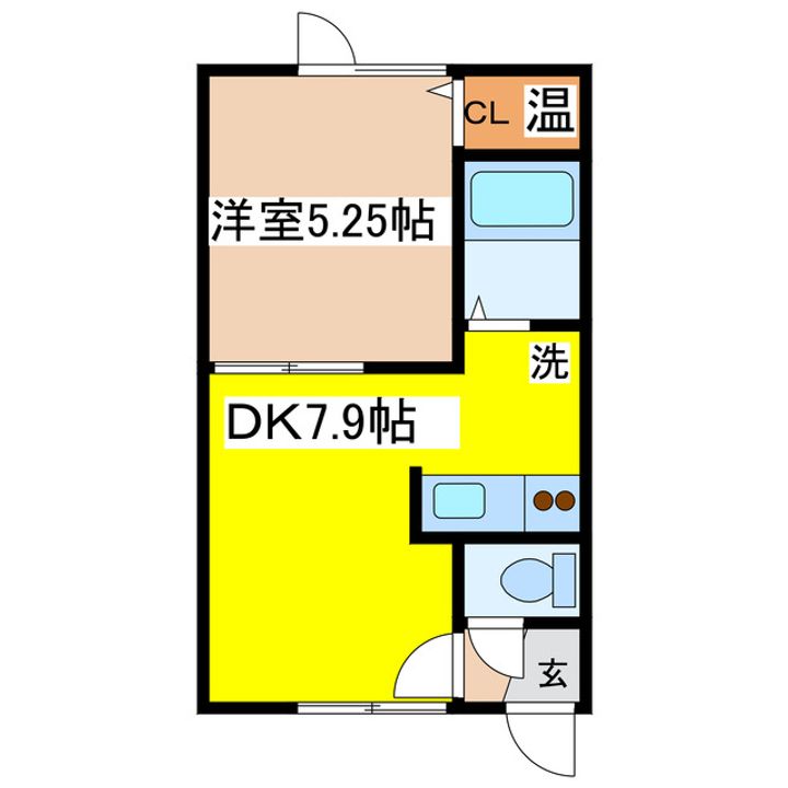 アーバンふみぞのの間取り