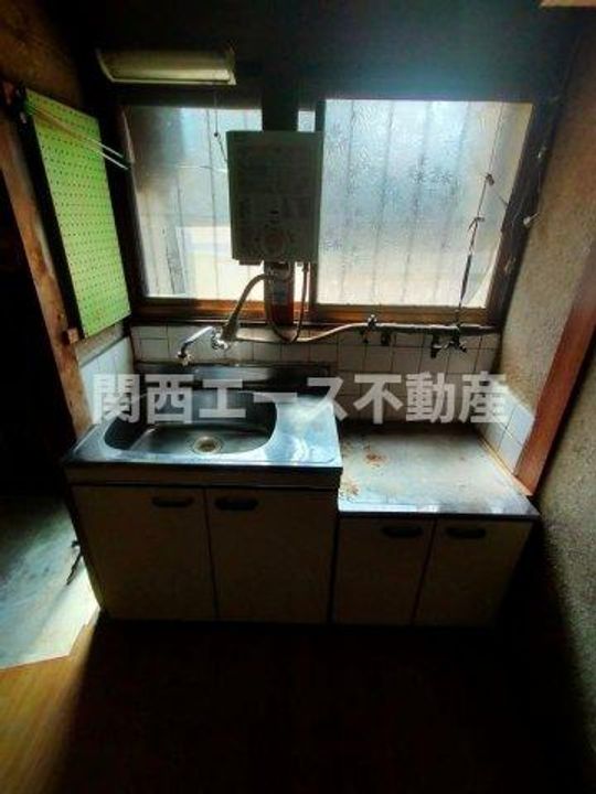 大阪府大東市津の辺町(一戸建)の賃貸物件のキッチン