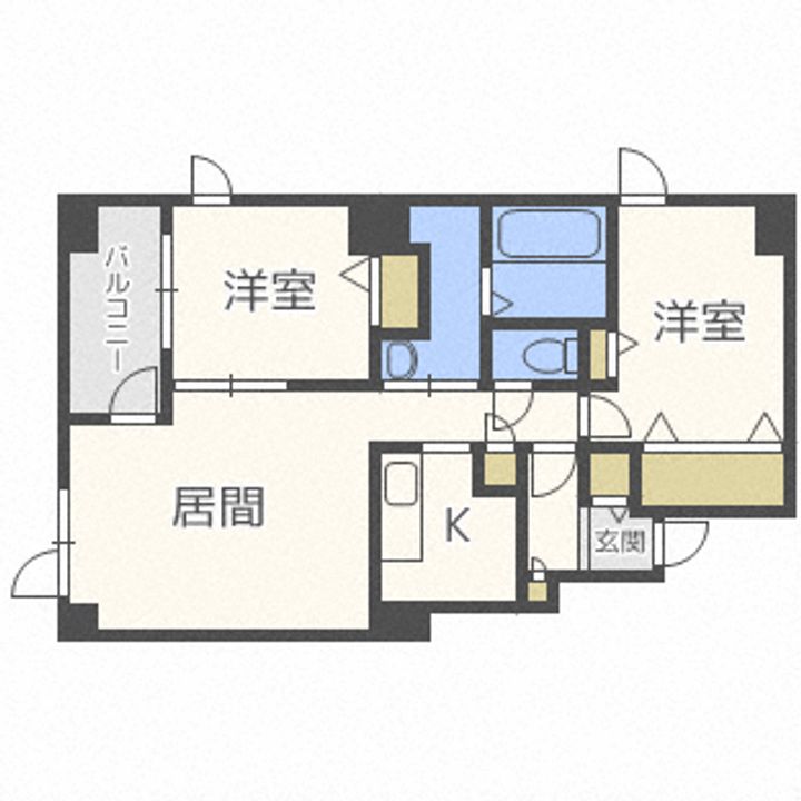 ピアツァルナ月寒中央の間取り